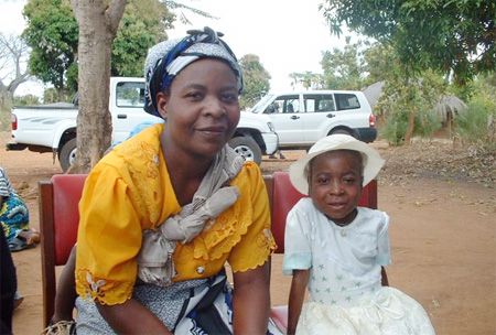 Malawi woman and child