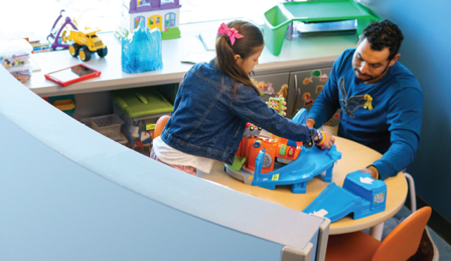 play area at Children's Hospital