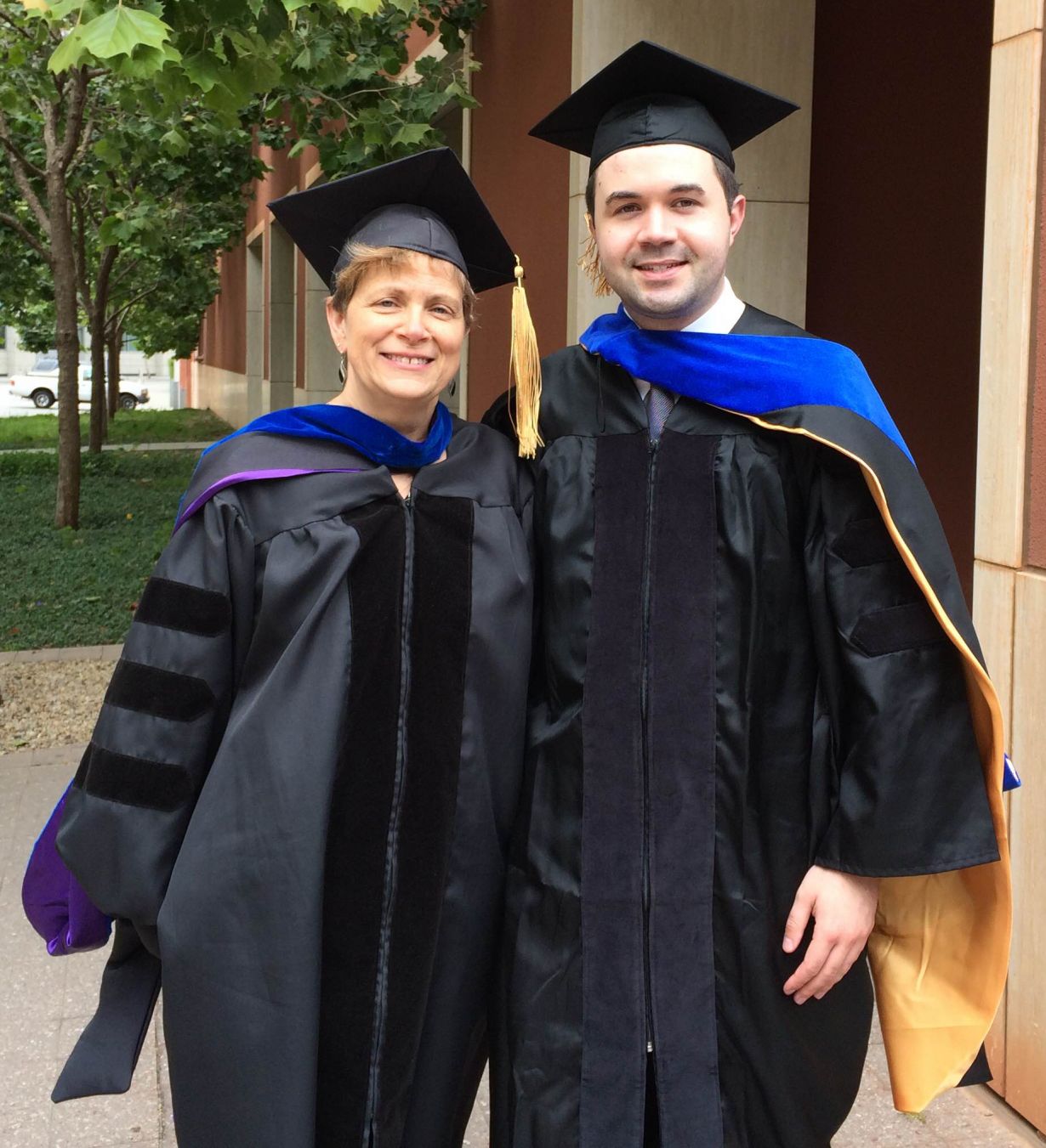 Kroetz with graduate
