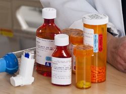 multiple medication bottles