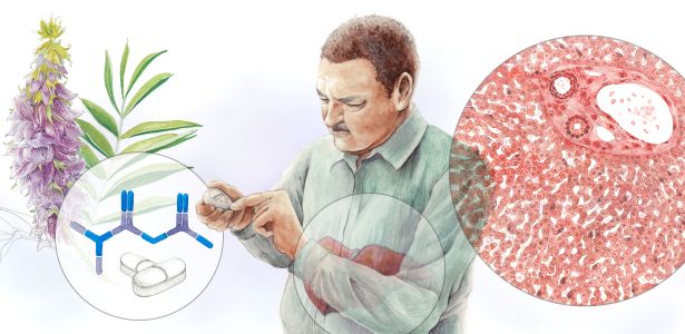 illustration of patient with diabetes