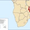 map of the southern part of Africa with Malawi highlighted