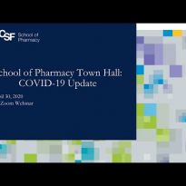 School of Pharmacy - COVID-19 Town Hall (April 30, 2020)