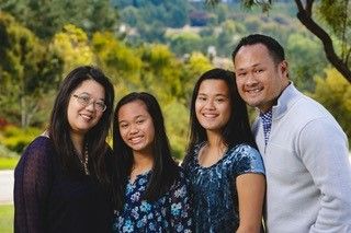 Mark, Marielle, and their daughters