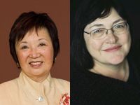 <p>  <abbr title="University of California, San Francisco">UCSF</abbr> School  of Pharmacy Dean <strong>Mary Anne Koda-Kimble, <abbr title="Doctor of  Pharmacy">PharmD</abbr></strong> (image left), and <strong>Marilyn Speedie,  <abbr title="Doctor of Phil