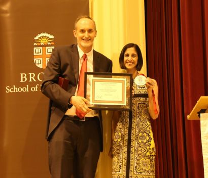 Tejal Desai Awarded Brown Engineering Alumni Medal