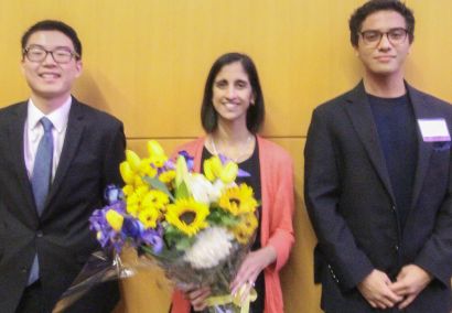BioEHSC-2017 Co-Chairs Present Bouquet to Prof. Desai