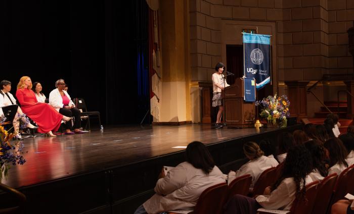 Dean Kathy Giacomini, PhD, BSPharm